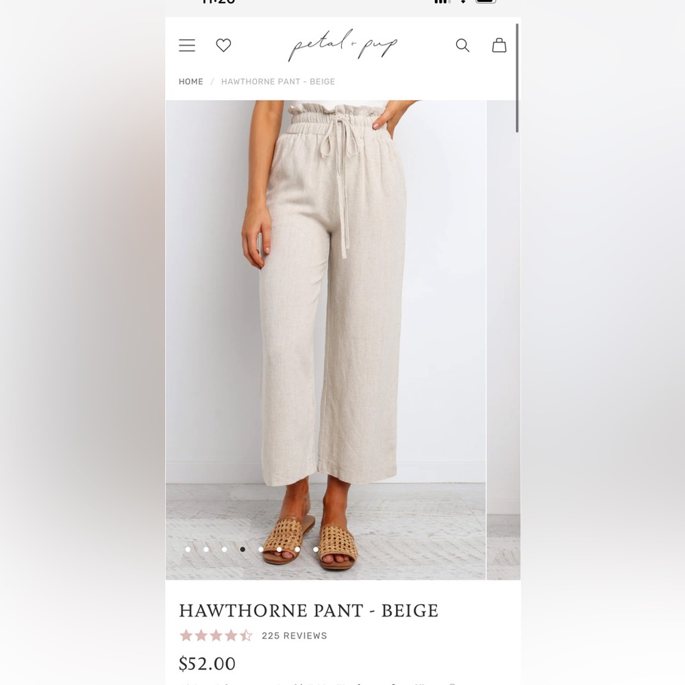 Petal & Pup height waisted drawstring pant